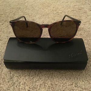 Men's Polarized Persol Tortoise Sunglasses